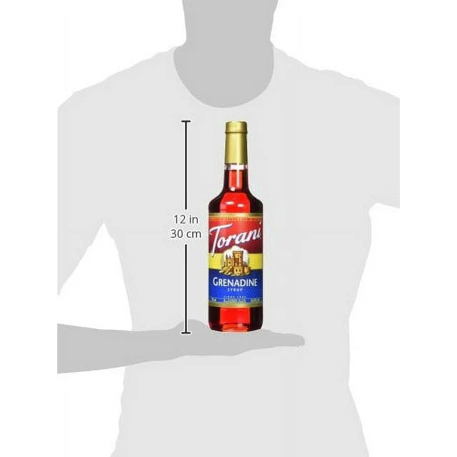 Torani Grenadine Syrup - Bottle (750 mL) - 1 Case