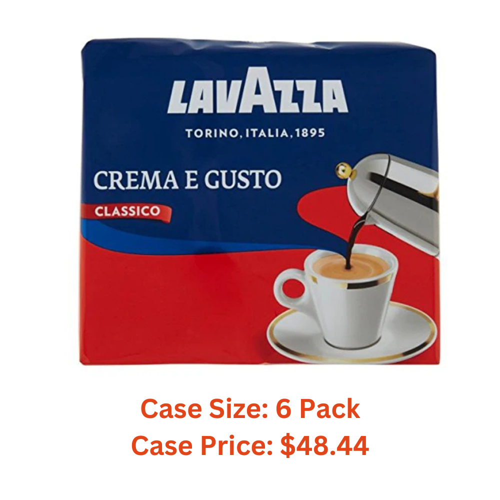 Lavazza Crema e Gusto Classico,2 Brick of 250 Gr Each - 1 Case