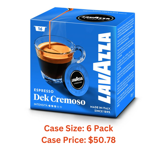 Lavazza A Modo Mio Ground Coffee Capsules Pack of 16 Cremosamente Blend - 1 Case