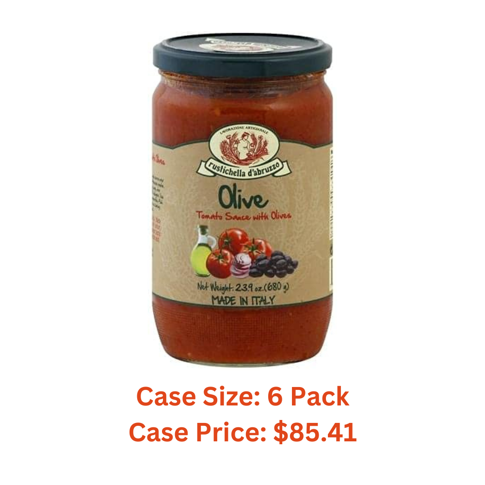 Rustichella D' Abruzzo Olive Pasta Sauce, 24 Fluid Ounce - Case 1