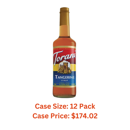 Torani Tangerine Syrup, 750 milliliters - 1 Case