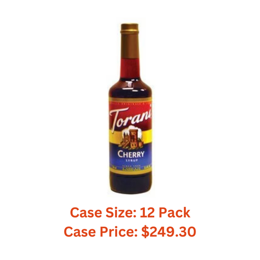 Torani Cherry Syrup 750ml - 1 Case