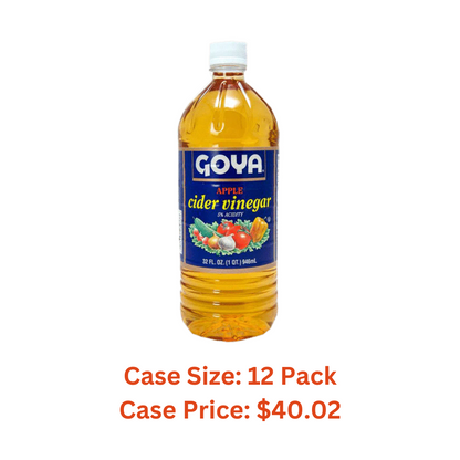 Goya, Apple Cider Vinegar, 16 Fl Oz -1 Case