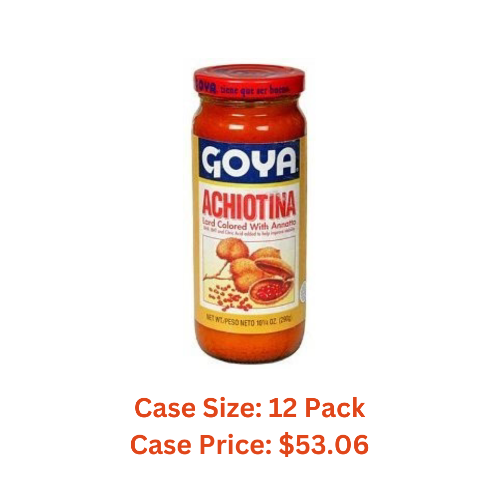 Goya Achiotina (Lard colored with annato) - Case 1