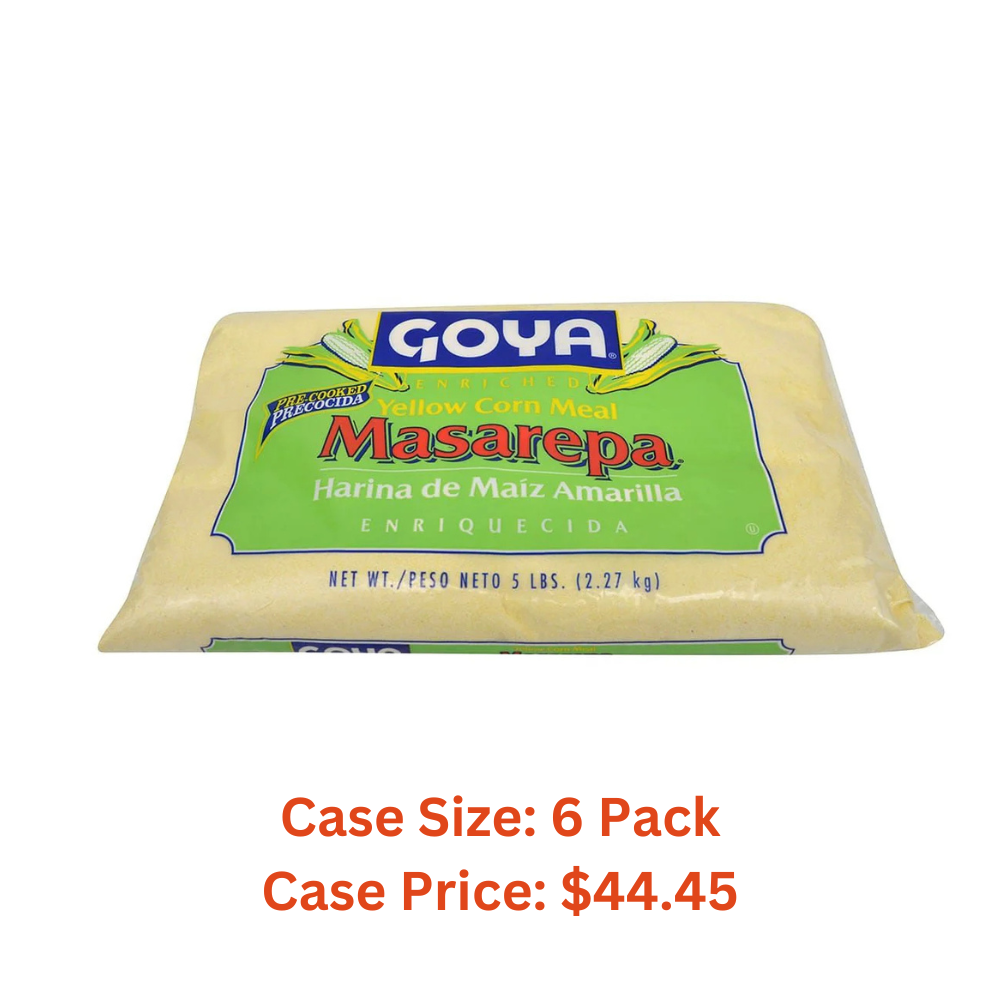 Goya Foods Yellow Corn Meal (Masarepa), 5-Pound - Case 1