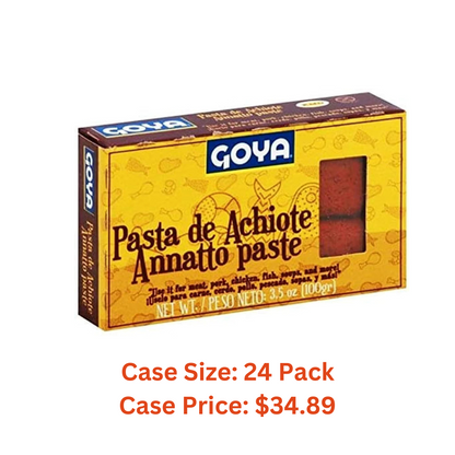 Pasta de Achiote Annatto Paste Goya 3.5 ounce - Case 1