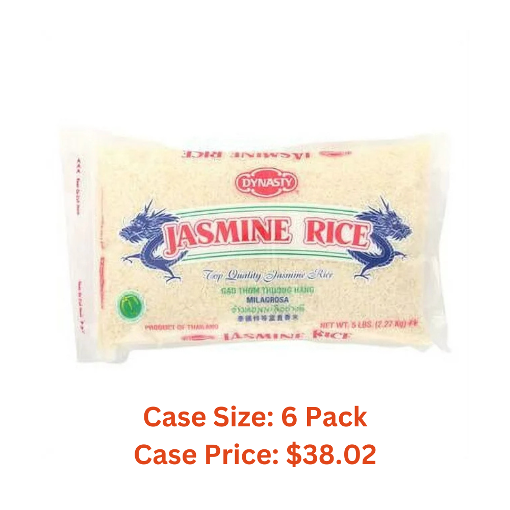 DYNASTY, RICE JASMINE ENRICHED, 5 lb - Case 1