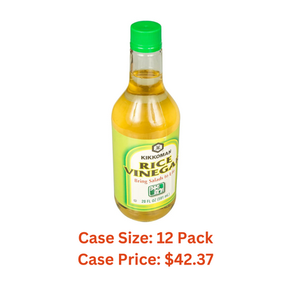 Kikkoman Rice Vinegar, 20 Ounce - case 1