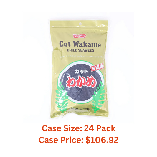 Cut Wakame (Dried Seaweed) - 5oz - Case 1