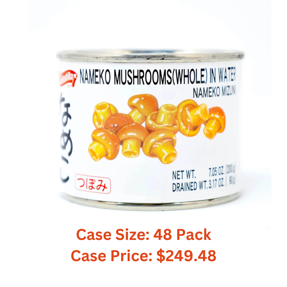 Nameko Mizuni (Nameko Mushroom (Whole) in Water) - 7.04oz - Case 1