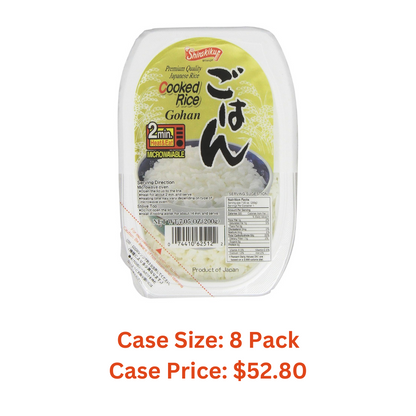 Shirakiku Cooked Rice, 7.05 Ounce Case 1