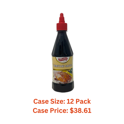 Shirakiku Japanese Teriyaki Sauce | 𝐒𝐰𝐞𝐞𝐭 & 𝐓𝐚𝐧𝐠𝐲 Non-GMO Barbecue Sauce for Stir Fry, Tofu, and Fish | Perfect for Authentic Asian Cuisine, Squeezable bottle - 18 OZ Case 1