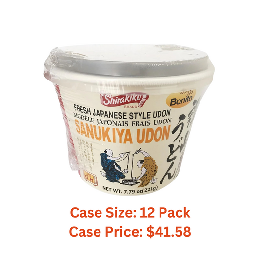 Shirakiku Sanukiya Instant Noodle cups - Case 1