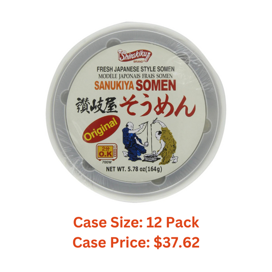 Shirakiku Somen Cup Nama Instant Original, 5.78-Ounce - Case 1