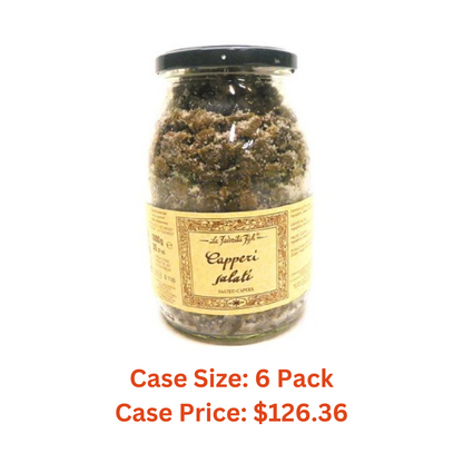 Salted Capers (35.27 Ounce) by La Favorita - 1 Case