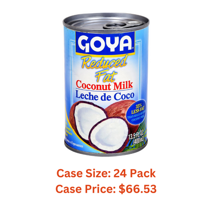 Goya Foods Coconut Milk, Reduced Fat, 13.5 Fl Oz - Case 1