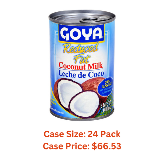 Goya Foods Coconut Milk, Reduced Fat, 13.5 Fl Oz - Case 1