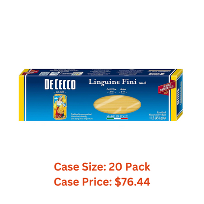 De Cecco Semolina Pasta, Linguine Fini No.8, 1 Pound Case 1