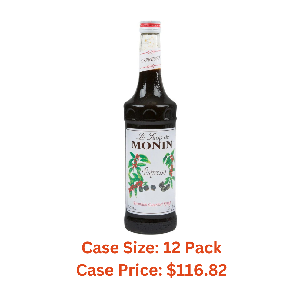 Monin Syrup - 750 ml, Espresso - Case 1