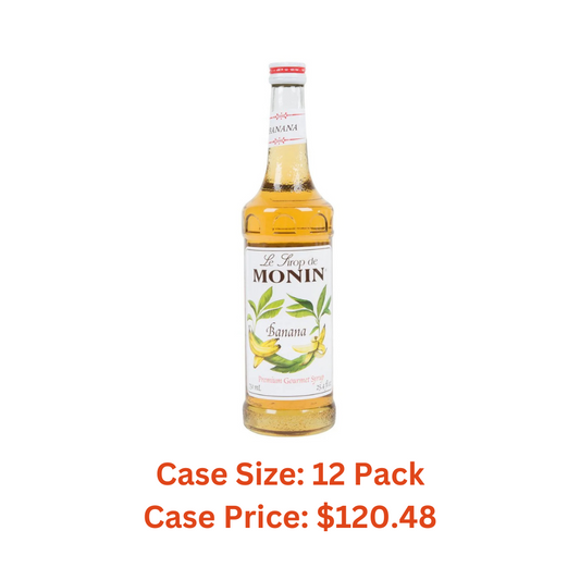 Monin Banana Syrup 750ml - Case 1