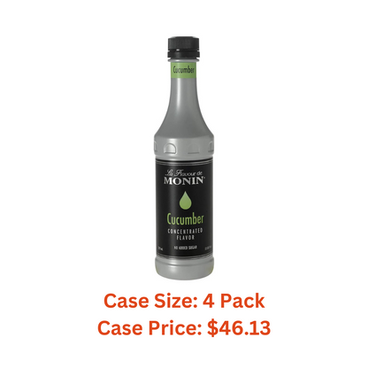 Monin Cucumber Concentrated Flavor, 375 Milliliter - Case 1