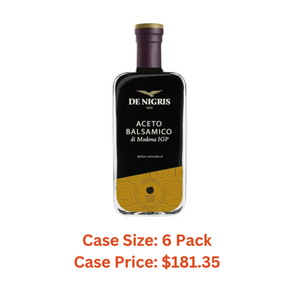 De Nigris Balsamic Vinegar Of Modena Excellence Line - Gold Eagle (55% Grape Must) 8,5 Oz (250ml) | Balsamic Vinegar From Modena Italy, Soft and fragrant taste | Balsamic Vinegar Aged - Case 1