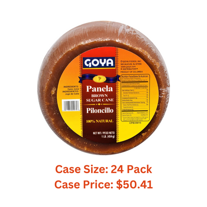 Goya Foods Panela Brown Sugar Cane, 16 Ounce - Case 1