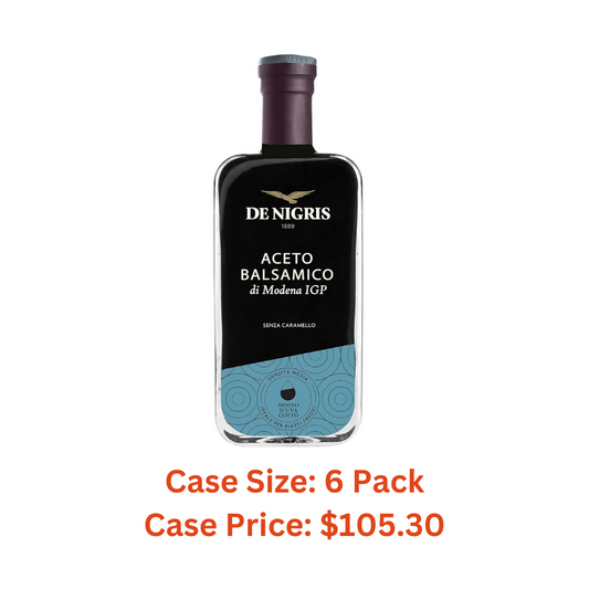 De Nigris Balsamic Vinegar Of Modena Excellence Line - Silver Eagle (45% Grape Must) 8,5 Oz (250ml) | Balsamic Vinegar From Modena Italy, Strong And Velvety Taste | Balsamic Vinegar Aged Case 1