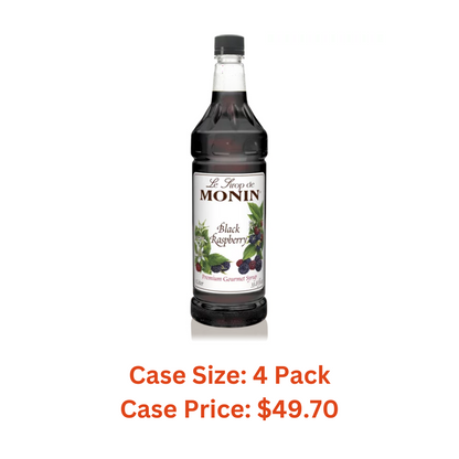 Monin - Black Raspberry Syrup (1 Liter) - Case 1