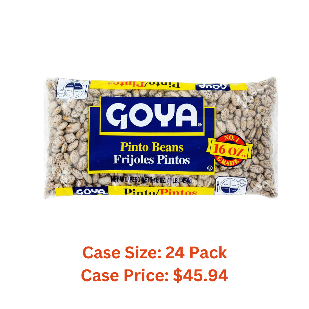 Goya Pinto Beans, Dry, 16 oz - Case 1