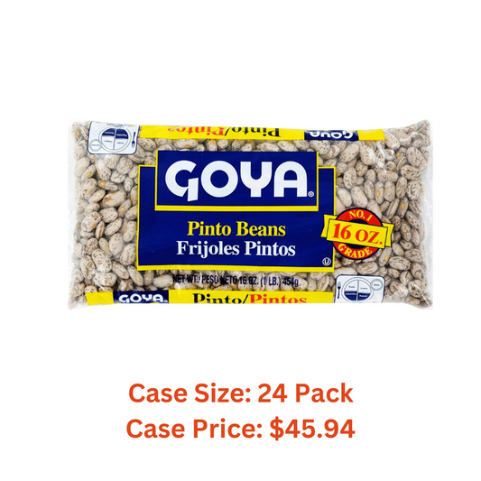 Goya Pinto Beans, Dry, 16 oz - Case 1