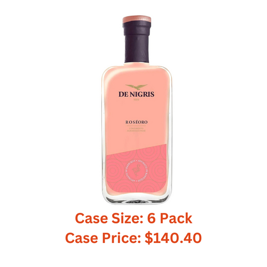 De Nigris Excellence Line - Roseoro Sweet Red Wine Vinegar 8,5 Oz (250ml) | with Balsamic Vinegar From Modena Italy, Sweet And Sour Condiment | Aged - Case 1