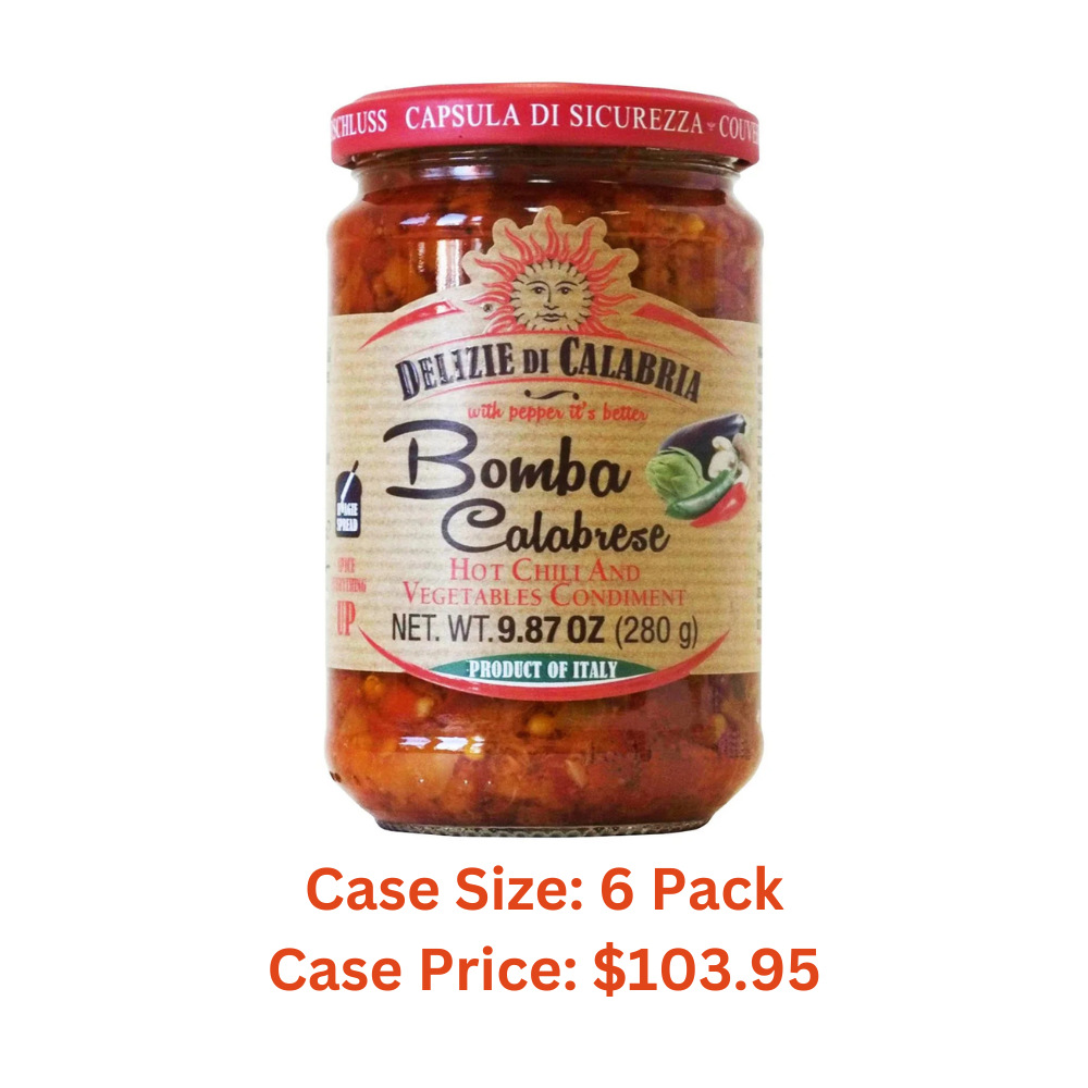 Bomba Calabrese Italian Hot Sauce Spread 9.87 oz - 1 Case