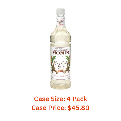 Monin - Pure Cane Syrup,1 Liter - Case 1