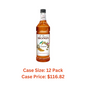 Monin - Caramel Syrup, Rich and Buttery, Great for Desserts, Coffee, and Cocktails, Gluten-Free, Non-GMO (1 Liter) - Case 1