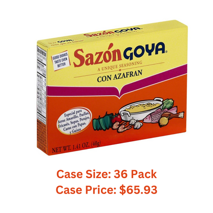 Goya Sazon Arzfran 1.41oz - Case 1