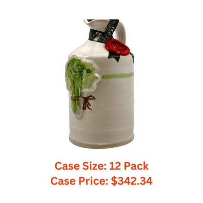 Galantino Basil Extra Virgin Olive Oil in Ceramic Jug - Case 1