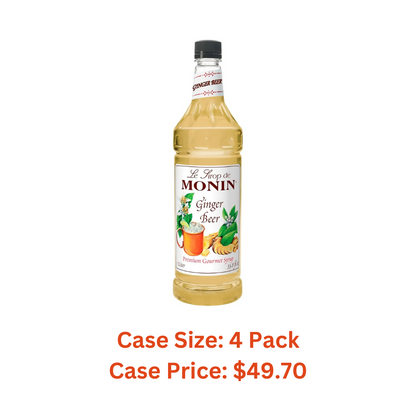 Monin Ginger Beer Syrup - Case 1