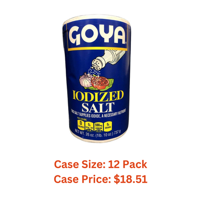 Goya Salt 26 oz - Case 1