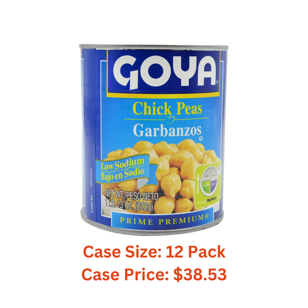 Goya Chick Peas, Low Sodium, 29 Ounce - Case 1