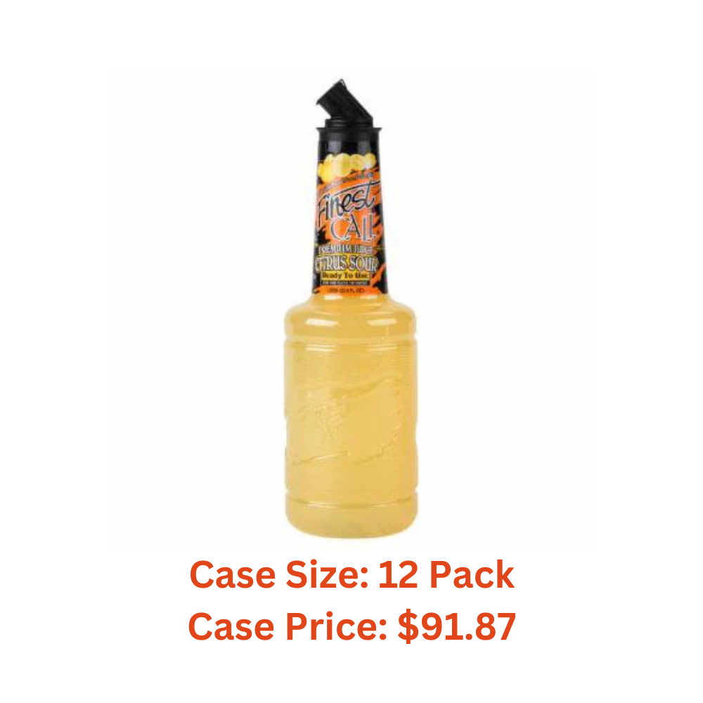 Finest Call 1 Liter Premium Citrus Sour Mix - Case 1