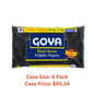 Goya Black Beans, Dry, 4 Lb Bag - Case 1