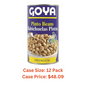 Goya Pinto Beans, Canned Beans, 47 oz - Case 1