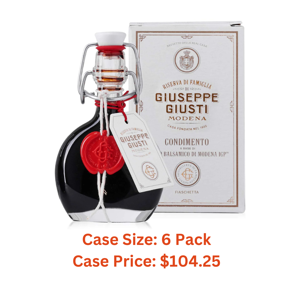 Giuseppe Giusti La Fiaschetta Di Patrizia Italian Balsamic Vinegar of Modena - "Piccole Donne" Collection, 40ml - 1 Case