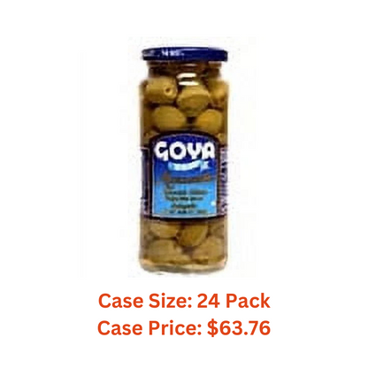 Goya Foods Goya Reduced Sodium Manzanilla Olives - Case 1