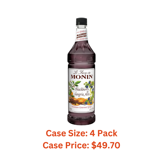 Monin Blackberry Sangria Mix 33.8FL.oz - Case 1