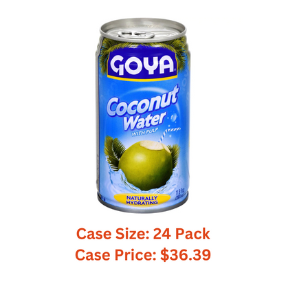 Goya Coconut Water with Pulp, 11.8 Oz - Case 1