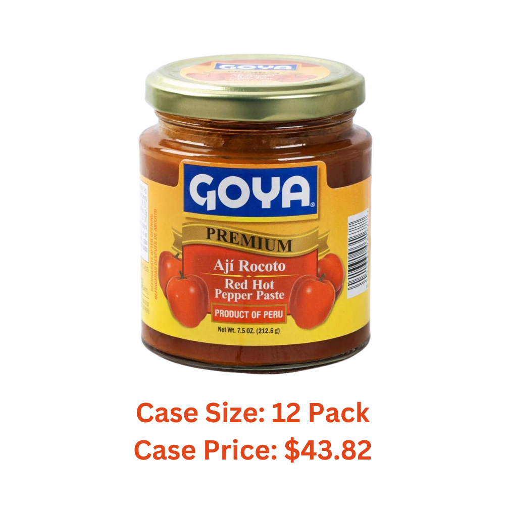 Aji Rocoto - Red Hot Pepper Paste by Goya (7.5 ounce) - Case 1