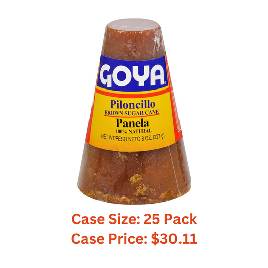 Goya Panela Brown Sugar Cane, 8 Ounce - Case 1