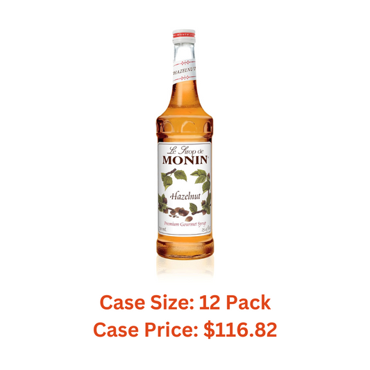 Monin Hazelnut Syrup, 750 ml - Case 1